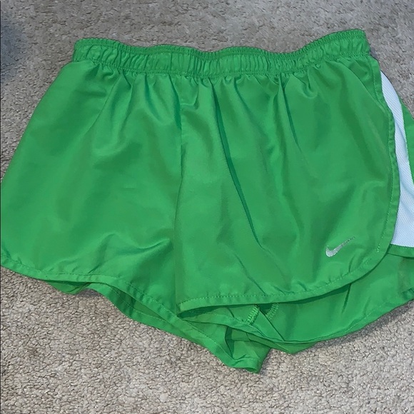 Nike Pants - green NIKE dry-fit shorts